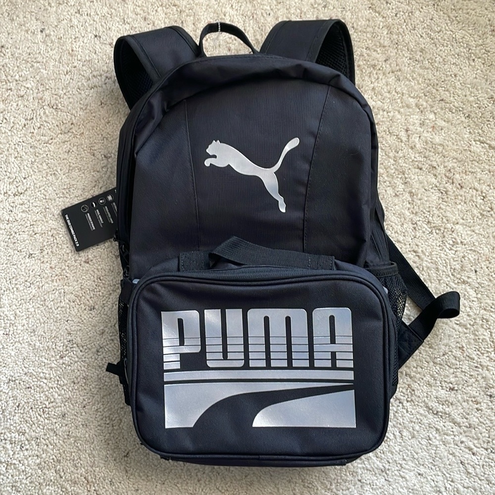 Puma backpack & lunchbox - NWT